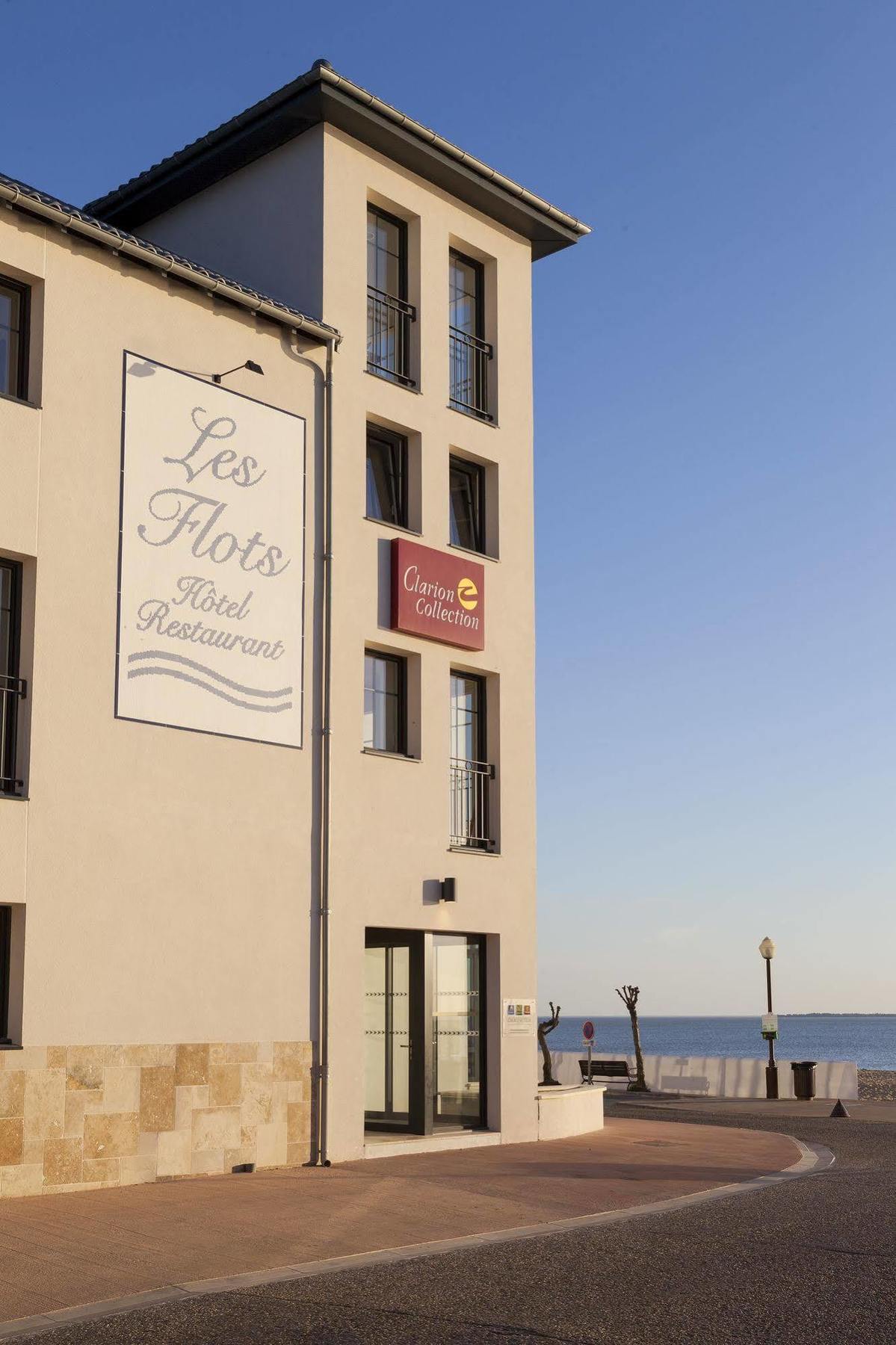 Les Flots - Hotel Et Restaurant Face A L'Ocean - Châtelaillon-Plage Dış mekan fotoğraf